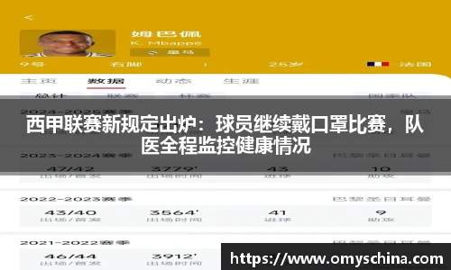 西甲联赛新规定出炉：球员继续戴口罩比赛，队医全程监控健康情况